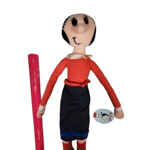 NWT Gorgeous collectible Popeye Olive Oyl, the sailor girlfriend,stuff doll, car